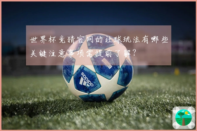 世界杯竞猜官网的让球玩法有哪些关键注意事项需提前了解？